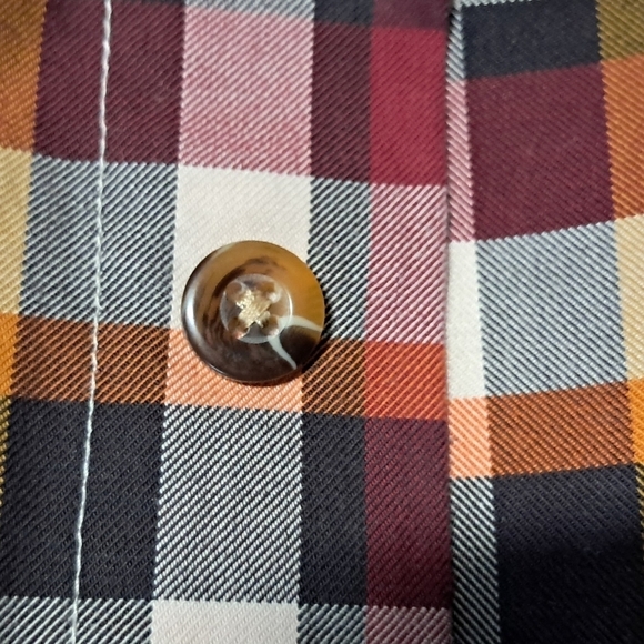 Orvis Button Down Shirt Men’s XL Blue Red Plaid 100% Cotton Classic Fit - Picture 3 of 9